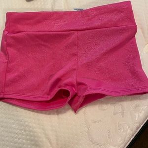 Hot pink dance shorts